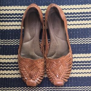 Woven Leather Loafers
